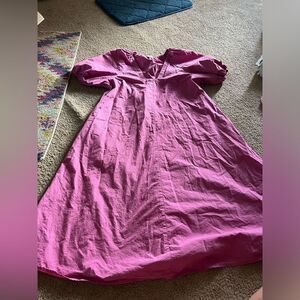 Never a wallflower pink midi dress small